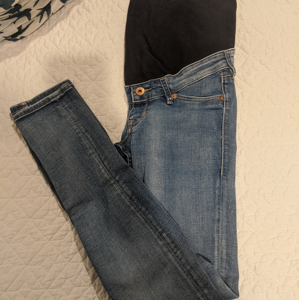 H&M skinny maternity jeans, 4